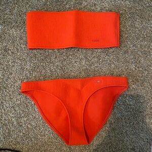 TRIANGL Orange Bikini Set